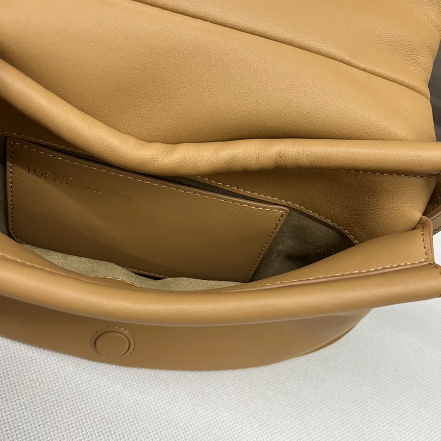 New Loe*we Paseo Bag in Shiny Nappa Calfskin