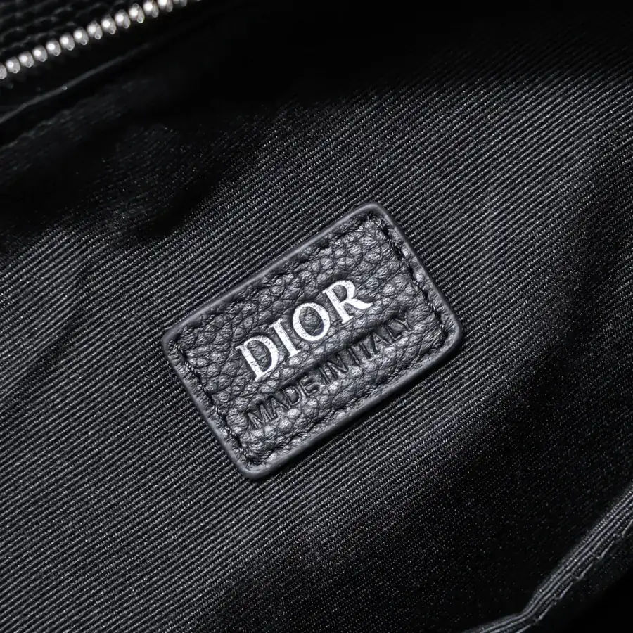 Dior 2024 Mens Messenger Bag Black Oblique Print