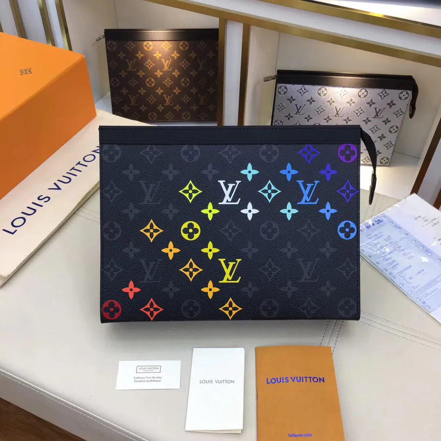 LV Original New Design: Premium Men's Handbag with Elegant Craftsmanship