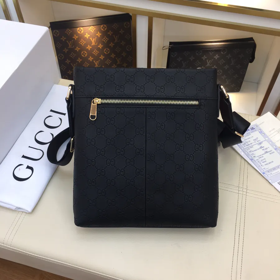 Gucci Original New Men's Crossbody Bag Premium Leather, Elegant Design