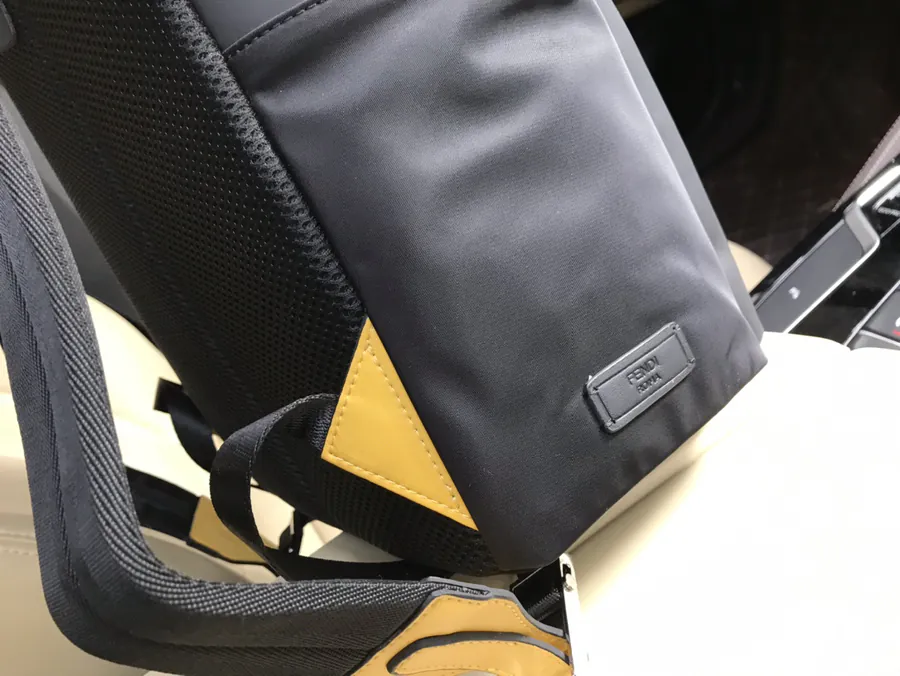 Fendi New Bucket Bag with Leather and Fabric