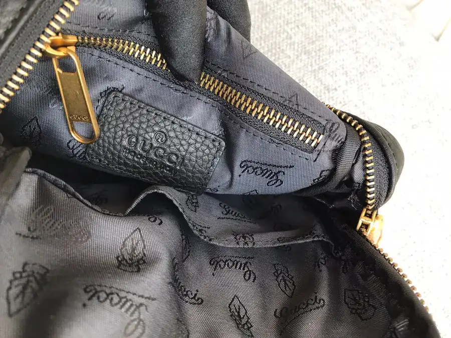 Gucci Bucket Bag Classic Red Green Stripes, Minimalist Style