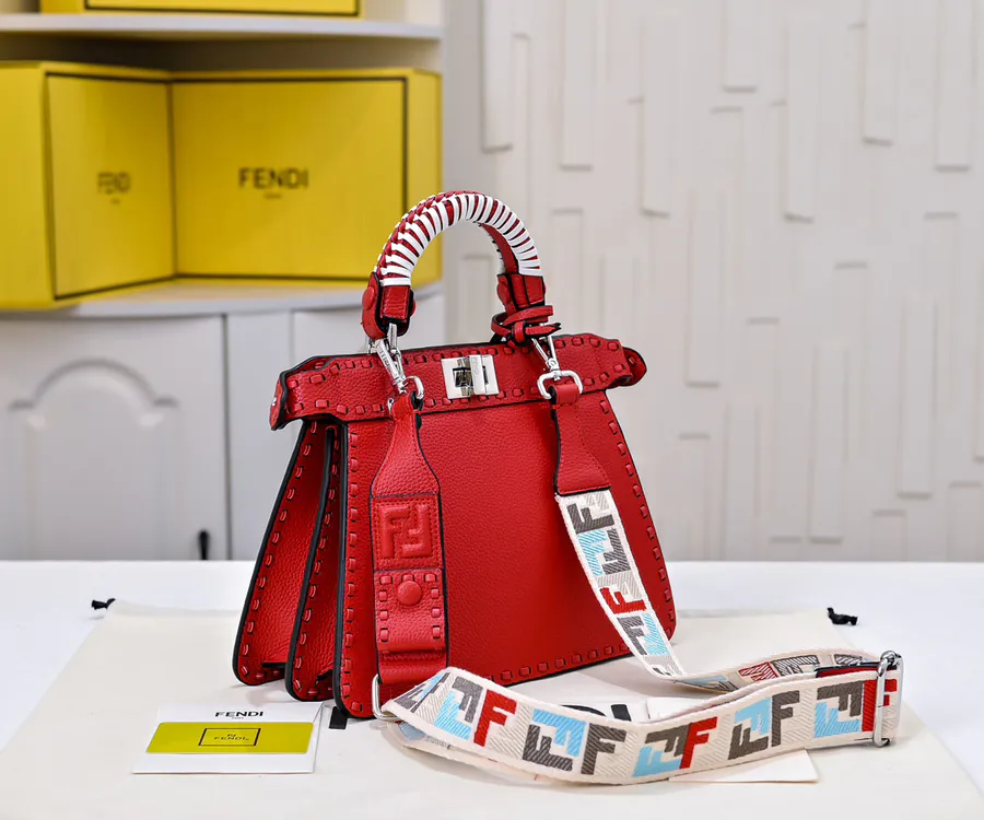 Upgraded Peekaboo Iseeu Compact Handbag with Full Set Packaging