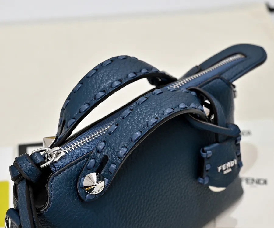 FENDI Boston Tote Classic Monogram Calfskin