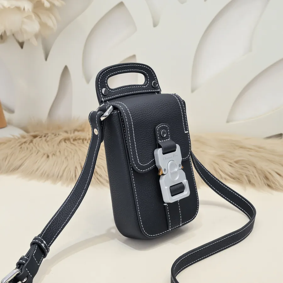 Dior 2024 Phone Bag Saddle Style Crossbody Bag