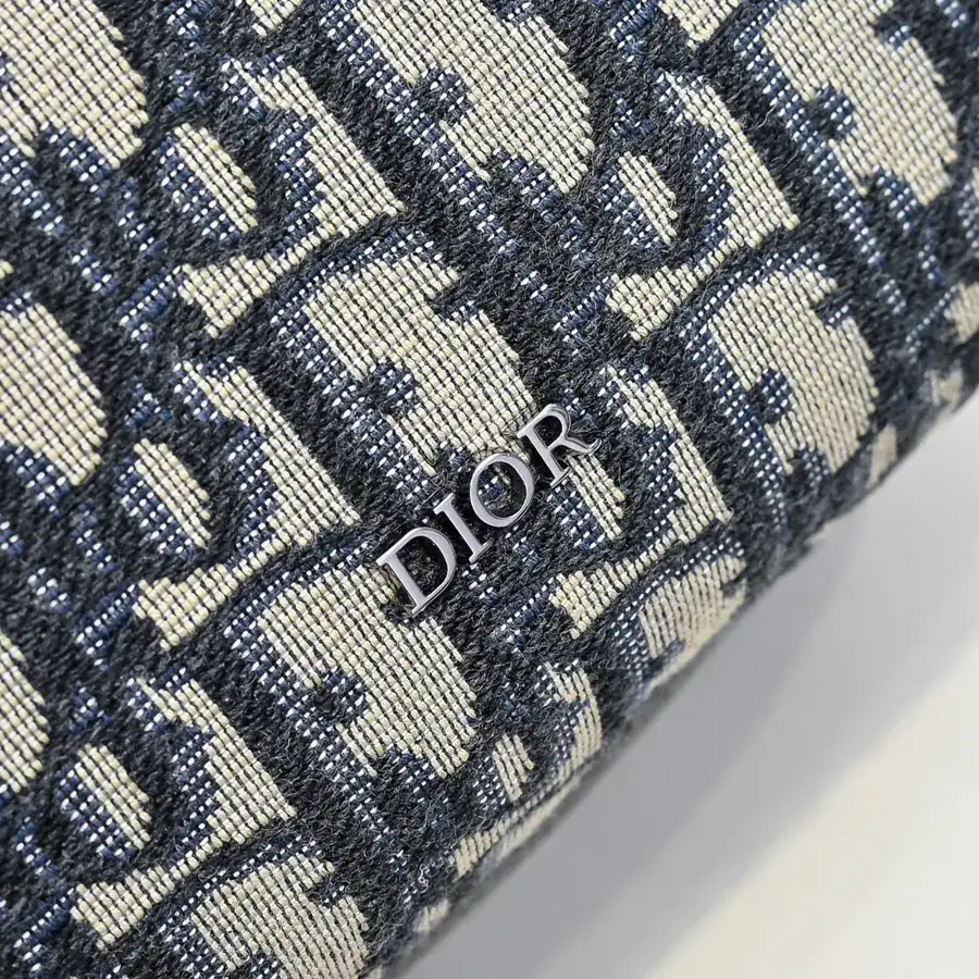 2024 New Rider Crossbody Bag with Oblique Print and Grained Calfskin Details