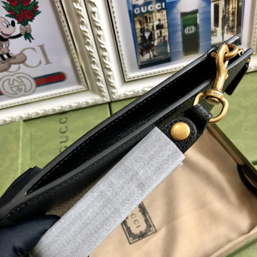 G Brand Premium Bucket Bag with Grained Calfskin