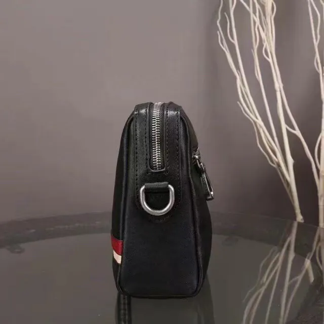 Armani Men's Casual Crossbody Bag with Handles and Detachable Strap