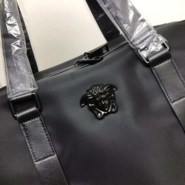 Versace New Casual Travel Bag with Italian Calfskin
