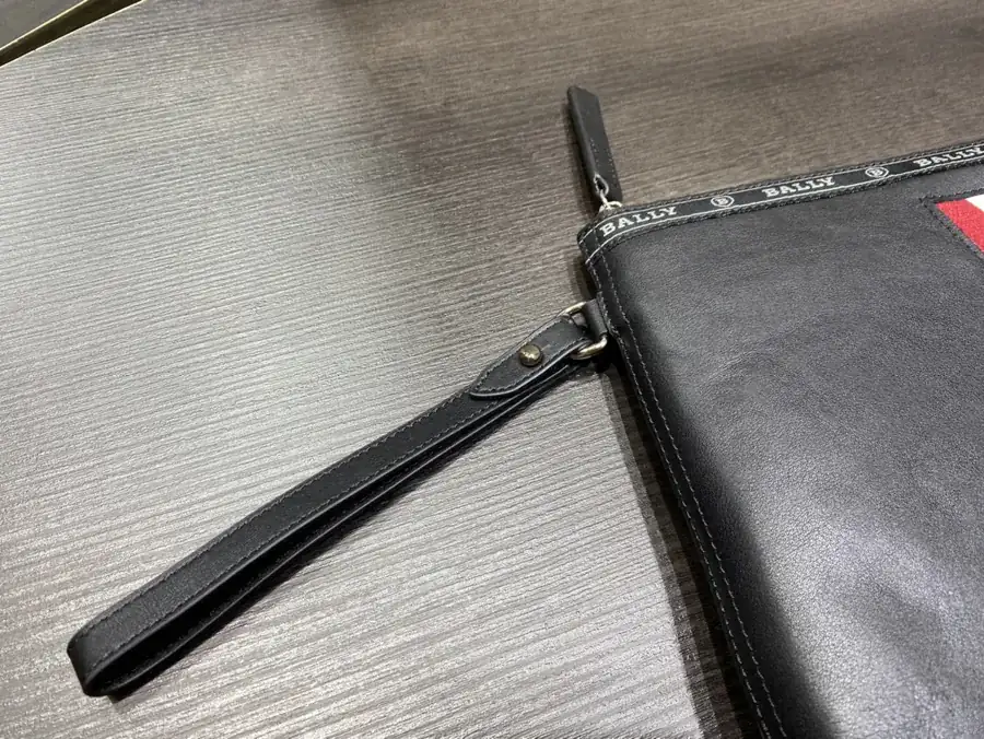Men's Handbag in Top Grain Leather with Custom Hardware