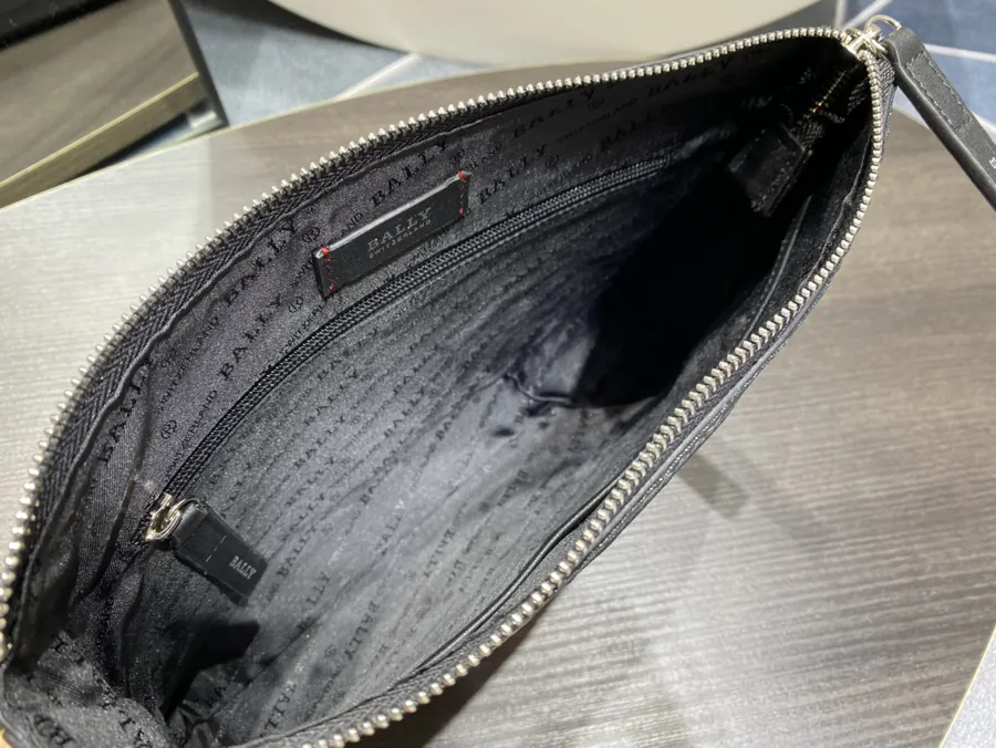 Men's Handbag in Top Grain Leather with Custom Hardware