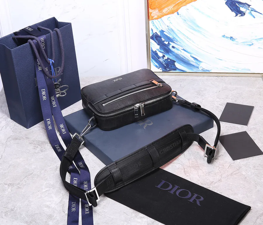 Safari Messenger Bag Large Size, Oblique Galaxy Print