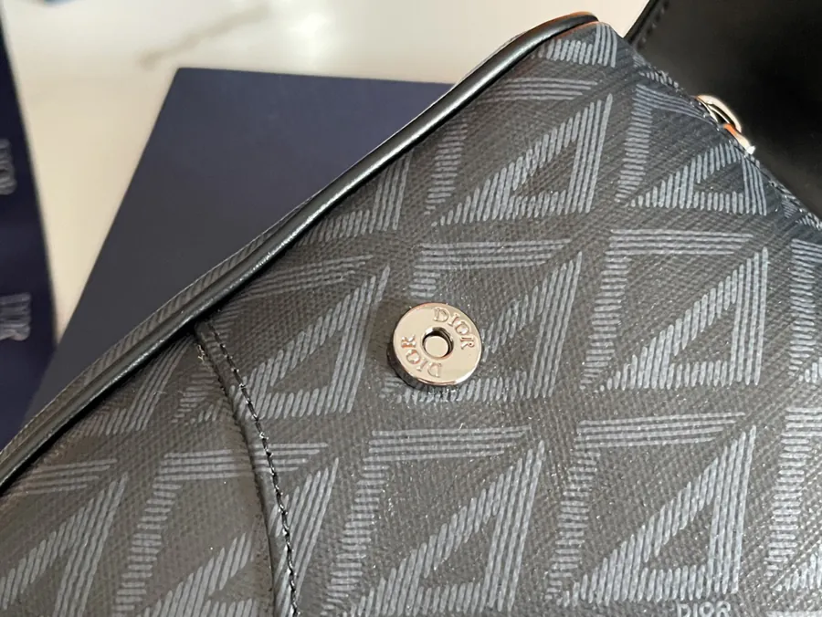 Marc Bohan Diamond Satchel in Grained Calfskin