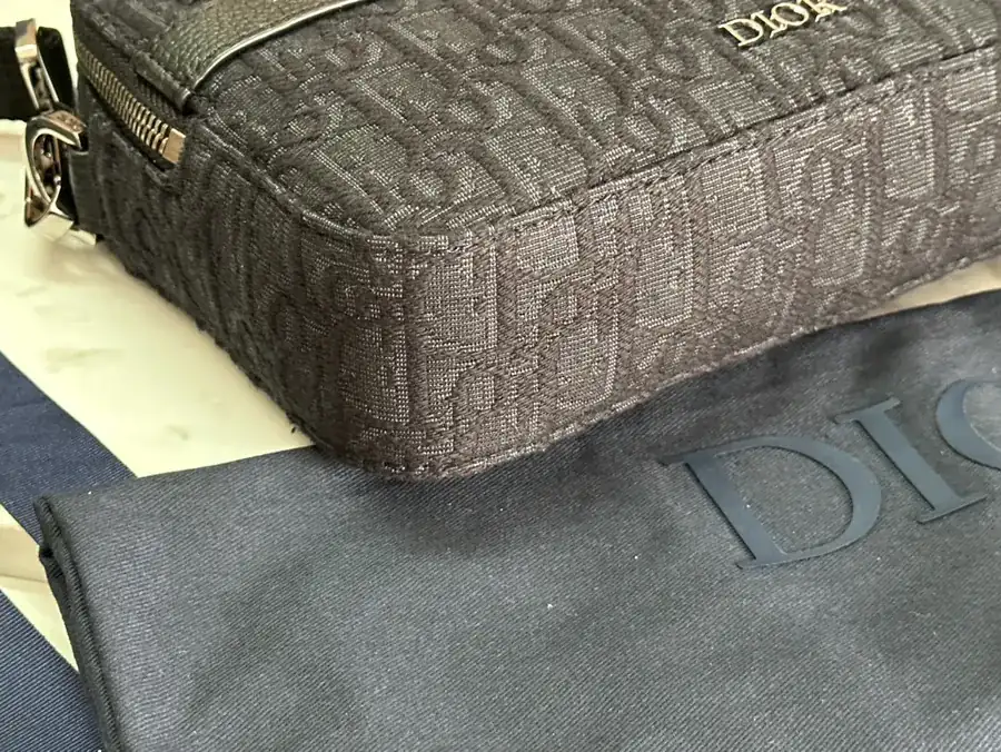 Dior Homme Camera Bag with Gunmetal Hardware