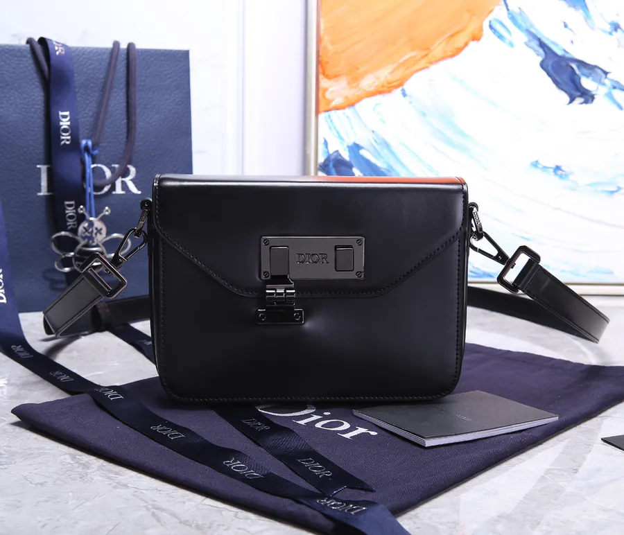 DIOR Messenger Bag Classic Elegance with Oblique Print