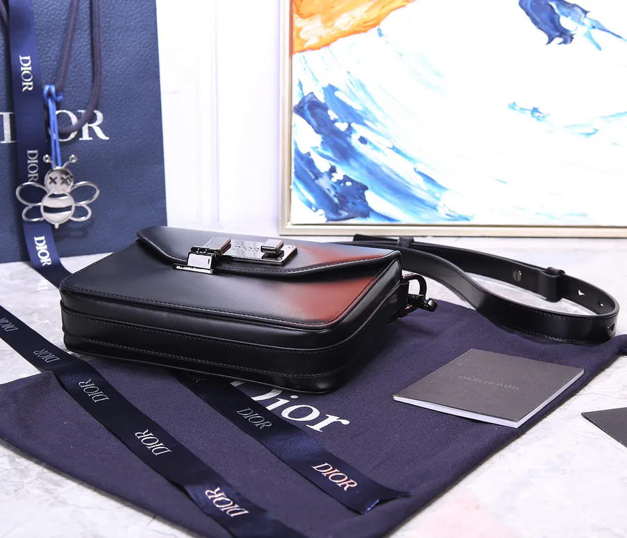 DIOR Messenger Bag Classic Elegance with Oblique Print