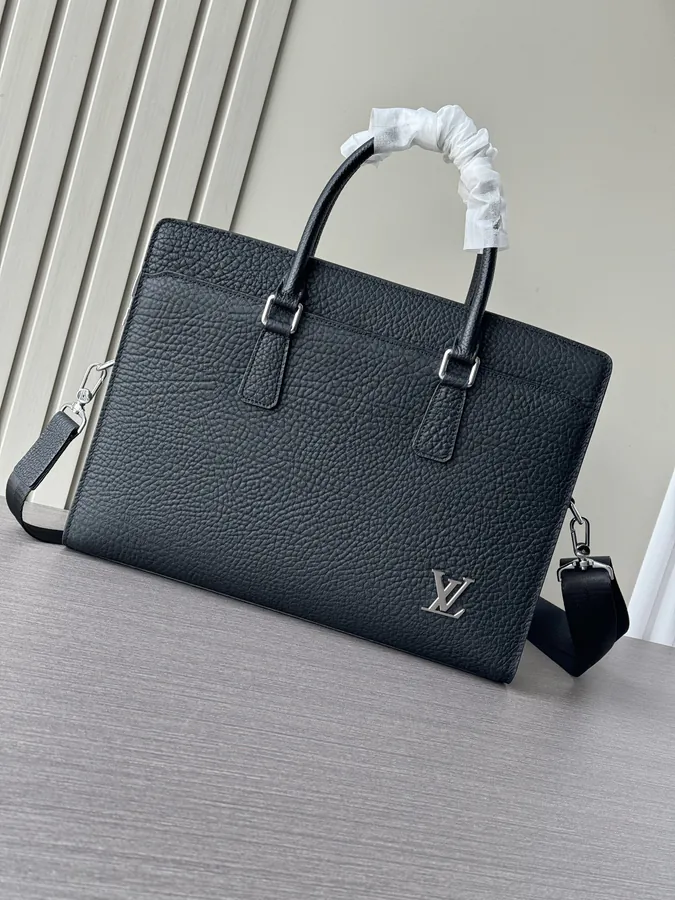 LV Password Lock Briefcase Premium Italian Calfskin, Unique Design