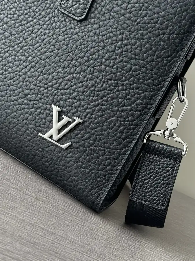 LV Password Lock Briefcase Premium Italian Calfskin, Unique Design