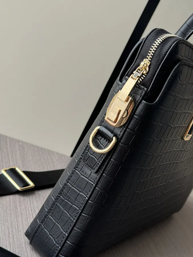 LV Password Lock Briefcase Premium Italian Calfskin