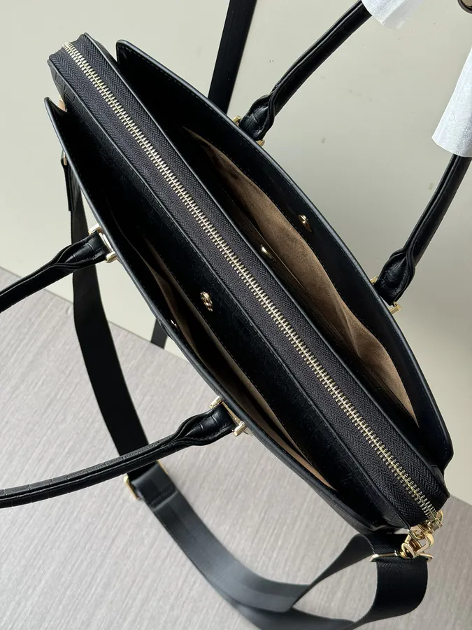 LV Password Lock Briefcase Premium Italian Calfskin