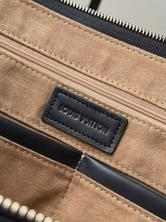 LV Password Lock Briefcase Premium Italian Calfskin