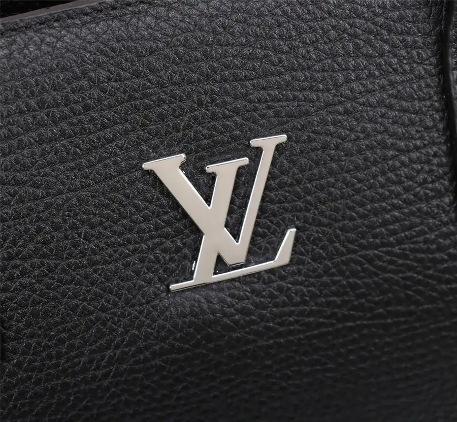 LV 2022 New Collection Briefcase in Grained Calfskin