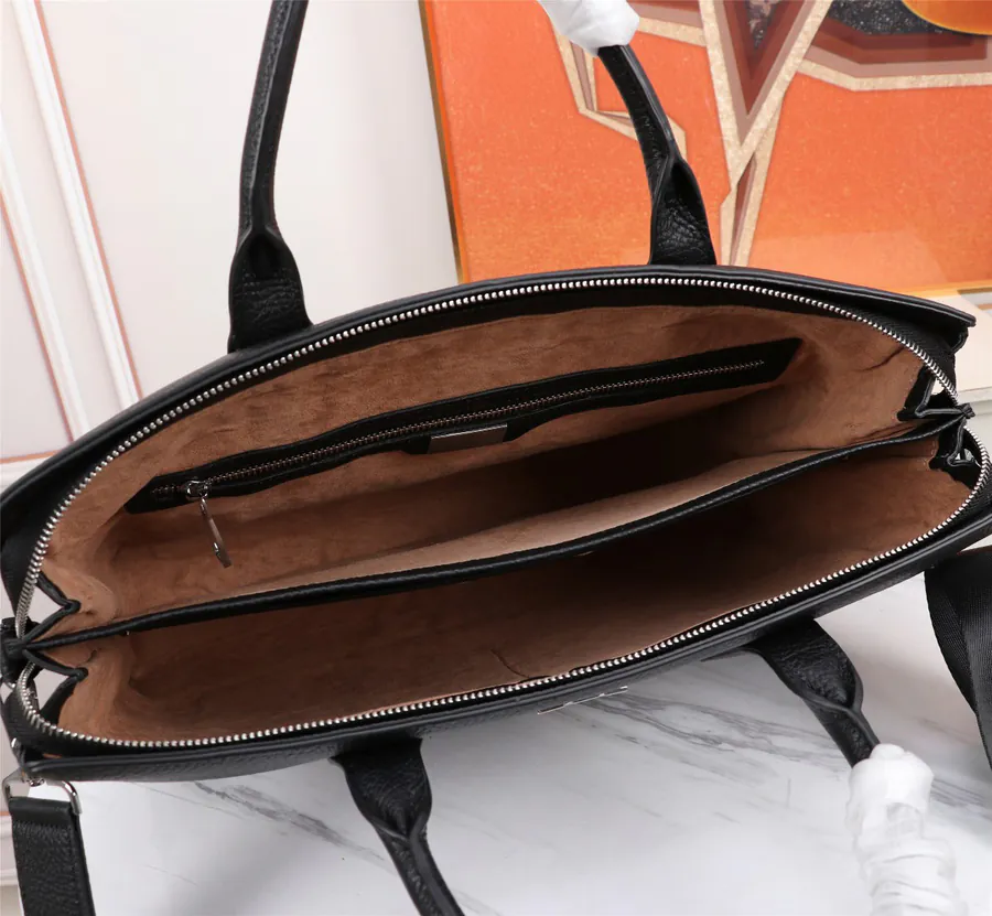 LV 2022 New Collection Briefcase in Grained Calfskin