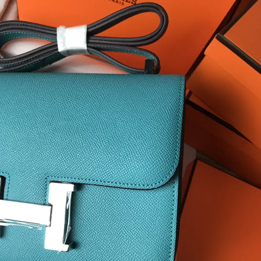 Constance 23cm Bucket Bag with Gold and Silver Buckles
