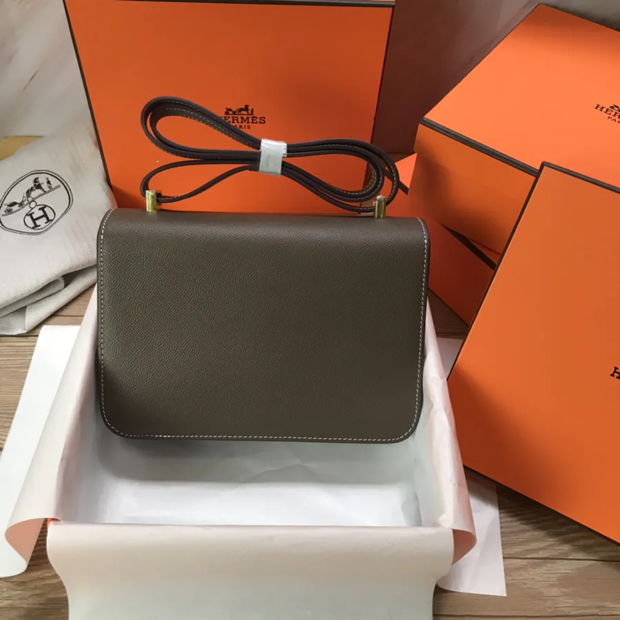 Constance Bucket Bag with Gold and Silver Buckles