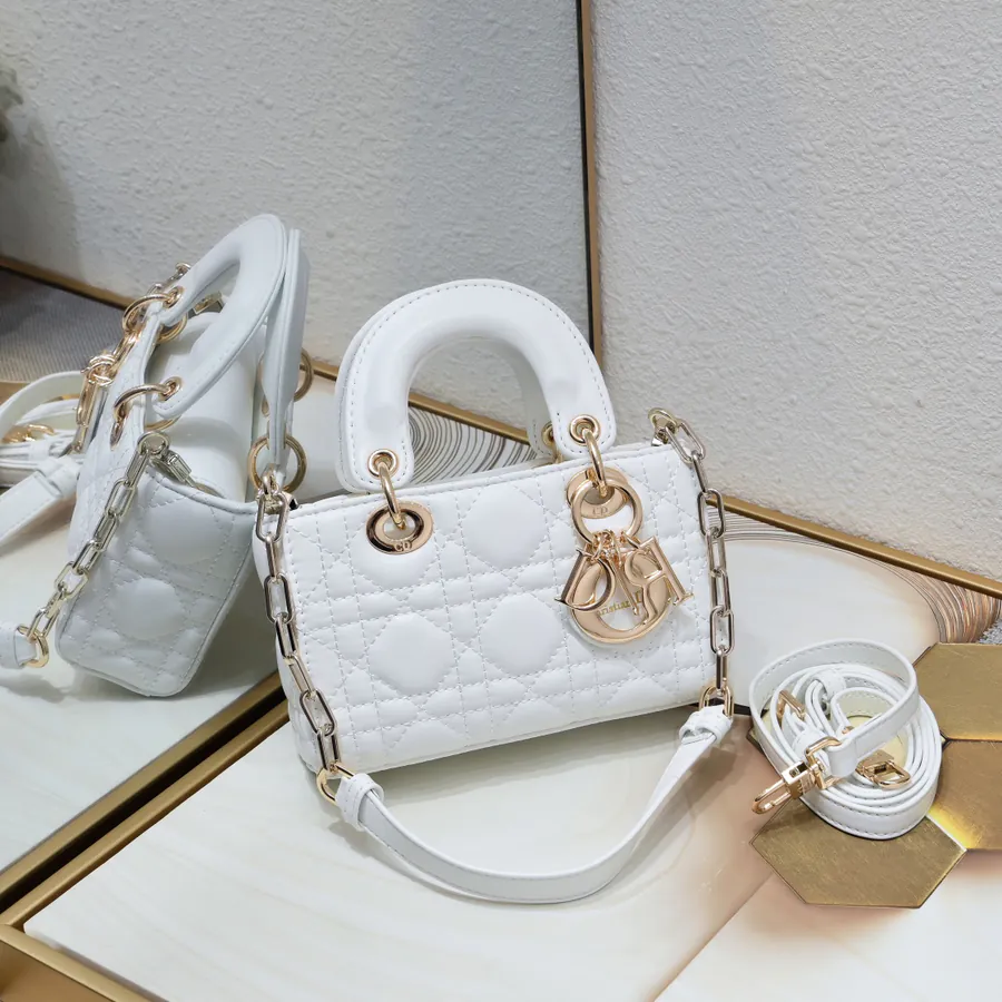 D Joy Mini Crossbody Bag in Genuine Leather