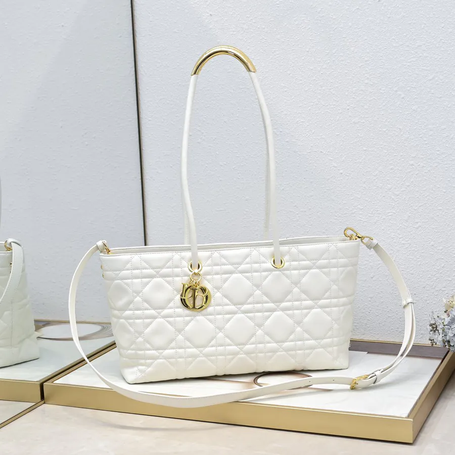 Dior Tousjours Handbag (Blue Canvas)