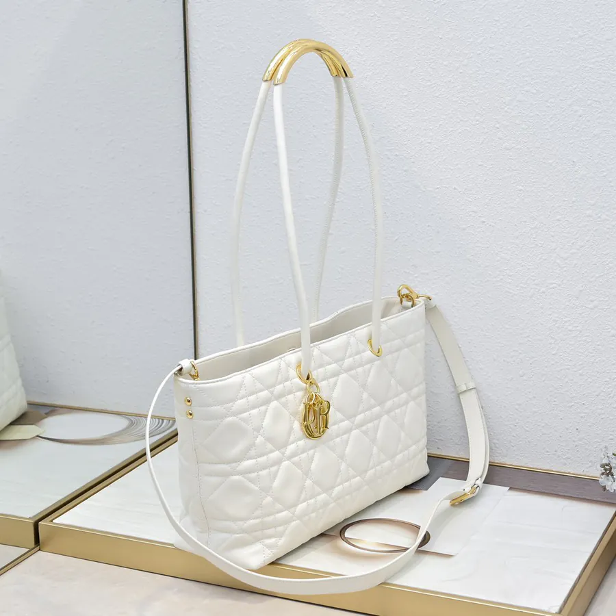 Dior Tousjours Handbag (Blue Canvas)