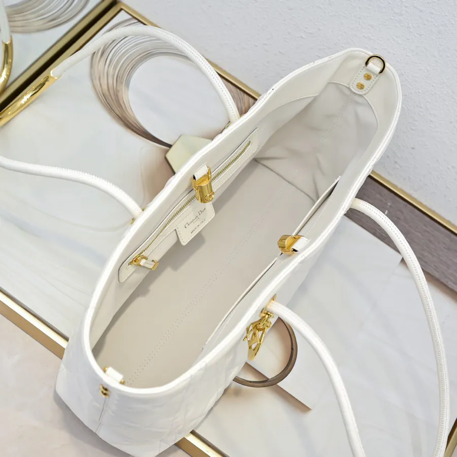 Dior Tousjours Handbag (Blue Canvas)