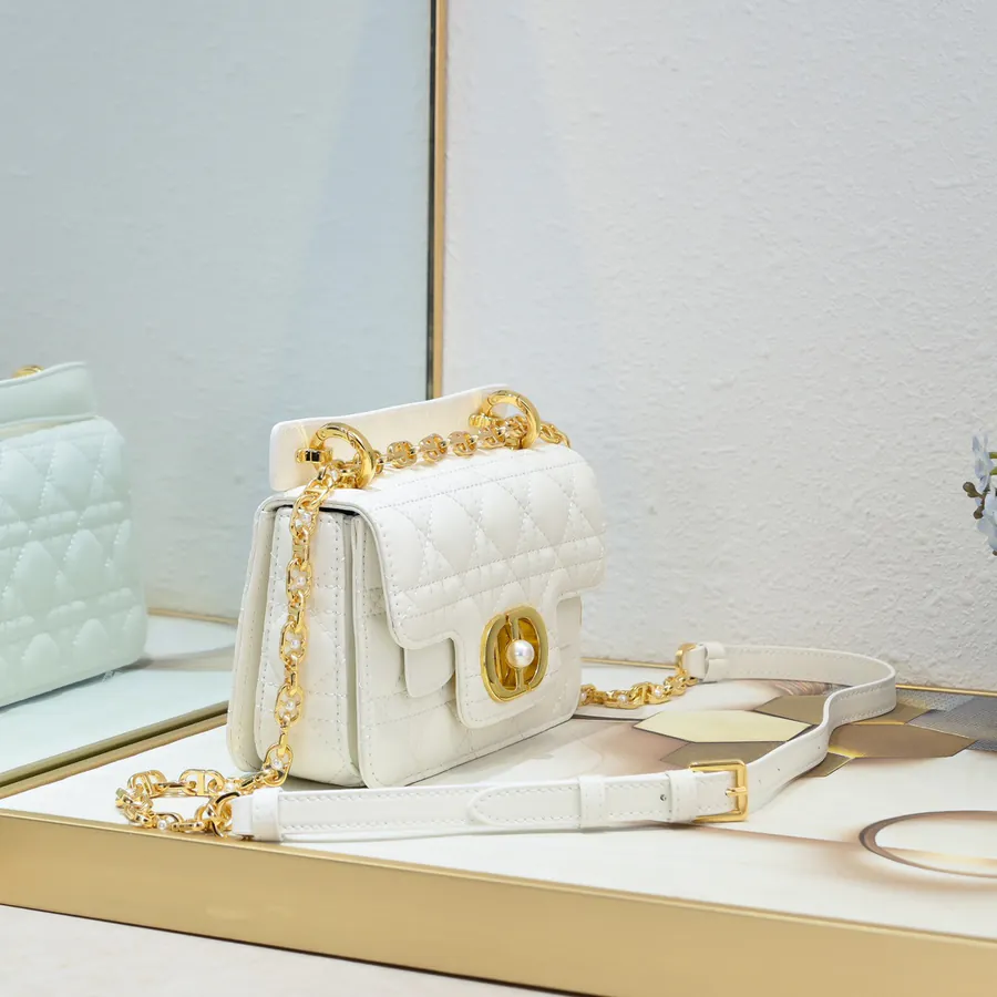 Dior Jolie Mini Bucket Bag with Detachable Chain Strap