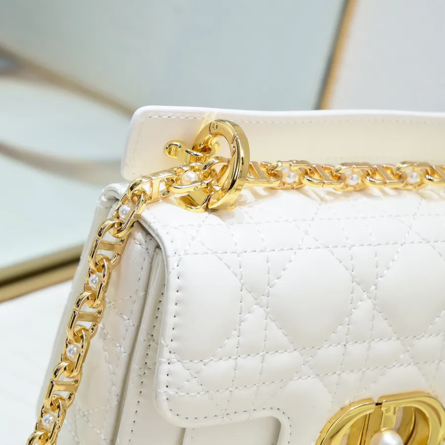 Dior Jolie Mini Bucket Bag with Detachable Chain Strap