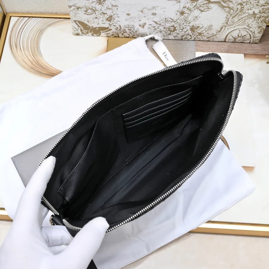 Dior Oblique Handbag with Leather Strap