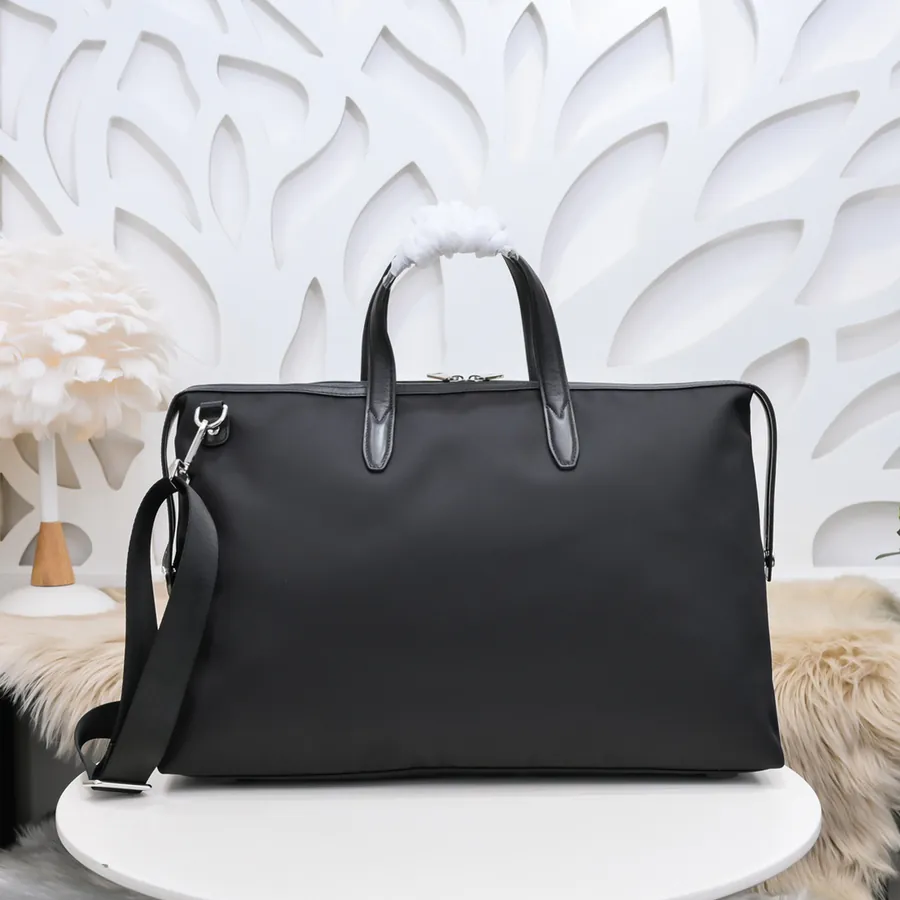 FENDI Latest Travel Bag with Grained Calfskin and Waterproof Fabric