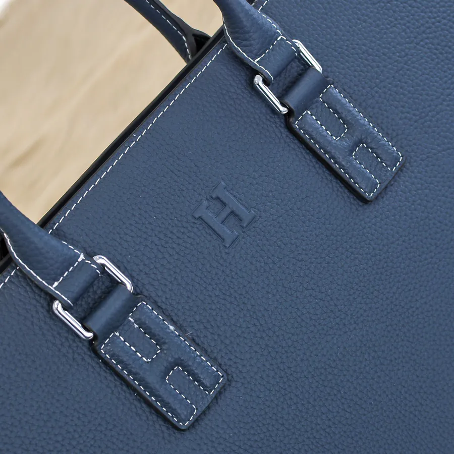 Hermes Men's Briefcase Premium Leather, Stylish and Practical