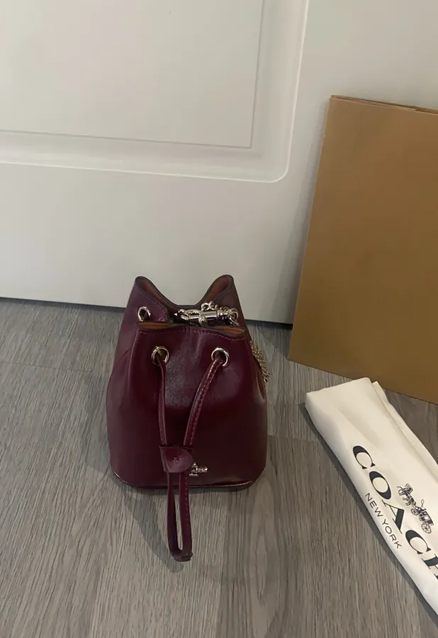 Mini Bucket Bag with Drawstring Handles 2025 New Collection