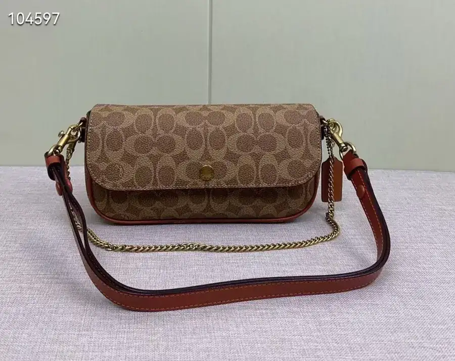 Coach 2 Month New Brook Chain Bag with Flip Cover Design