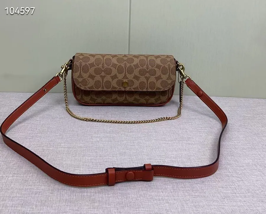 Coach 2 Month New Brook Chain Bag with Flip Cover Design
