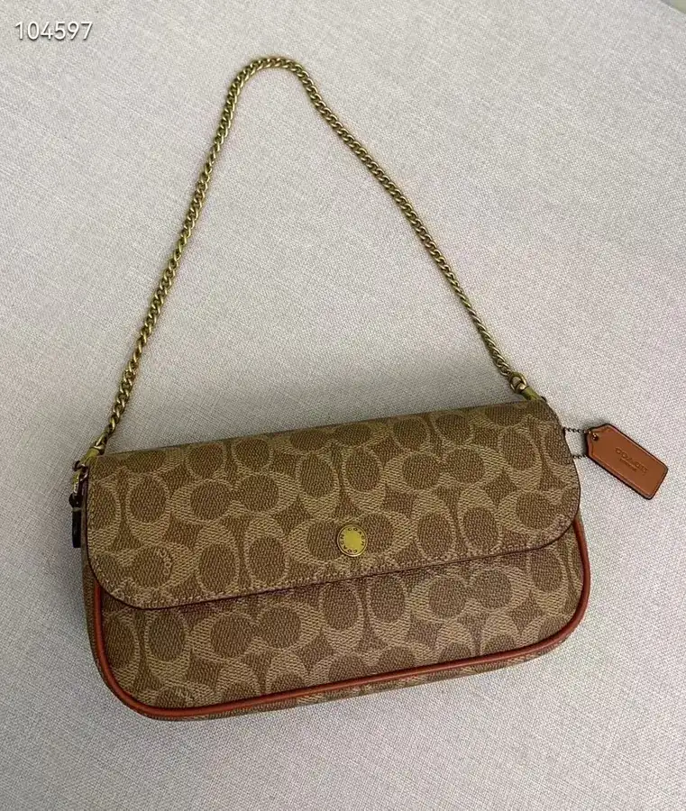 Coach 2 Month New Brook Chain Bag with Flip Cover Design