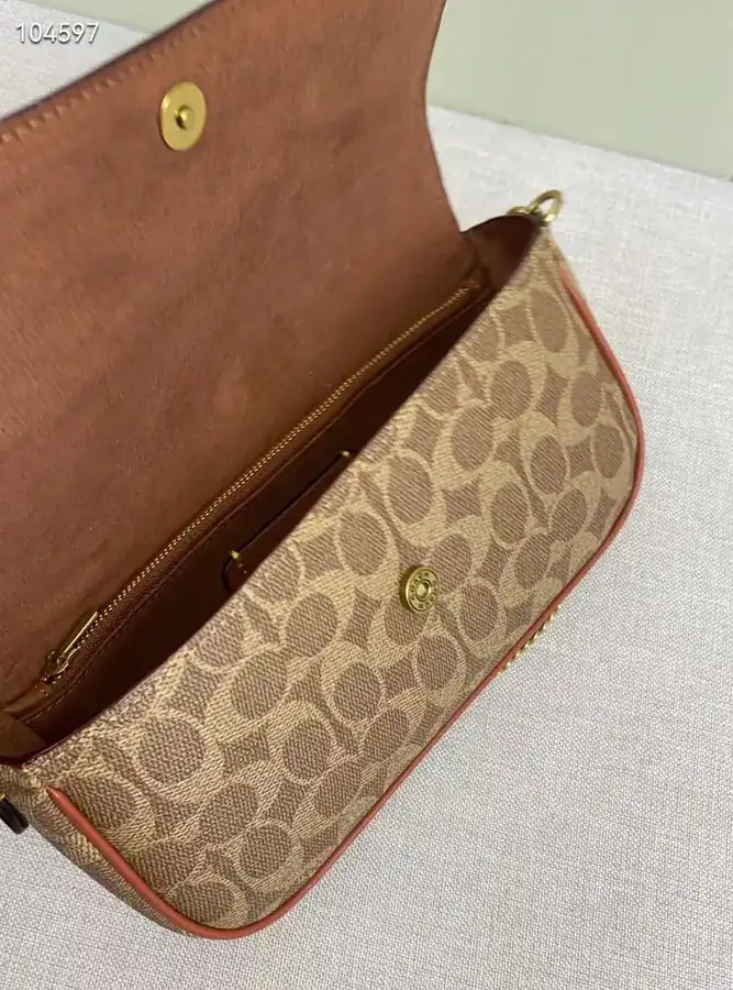 Coach 2 Month New Brook Chain Bag with Flip Cover Design