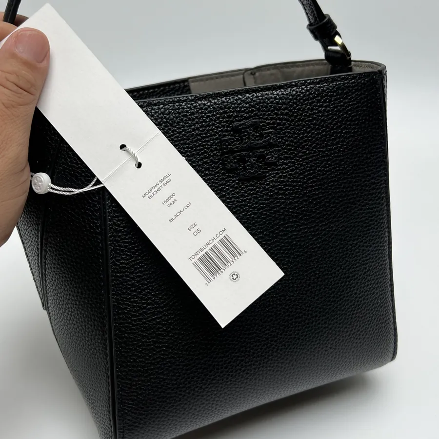 McGraw Mini Bucket Bag in Grained Calfskin