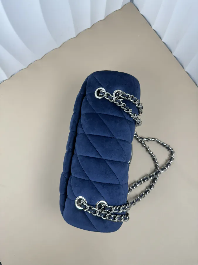 Coach Velvet Gem Blue Bucket Bag CW608