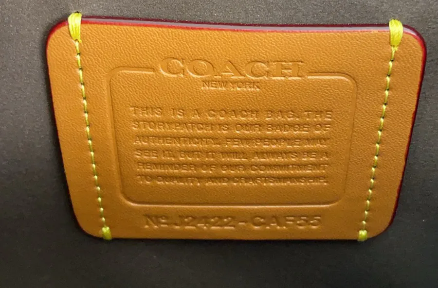 Coach CAF55 Chain Tabby Bucket Bag