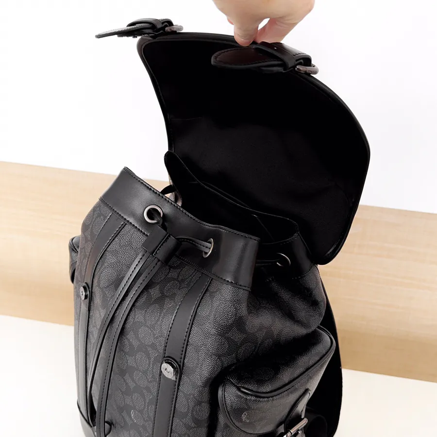 Hudson Series Backpack for Travel Premium Leather, Stylish Design