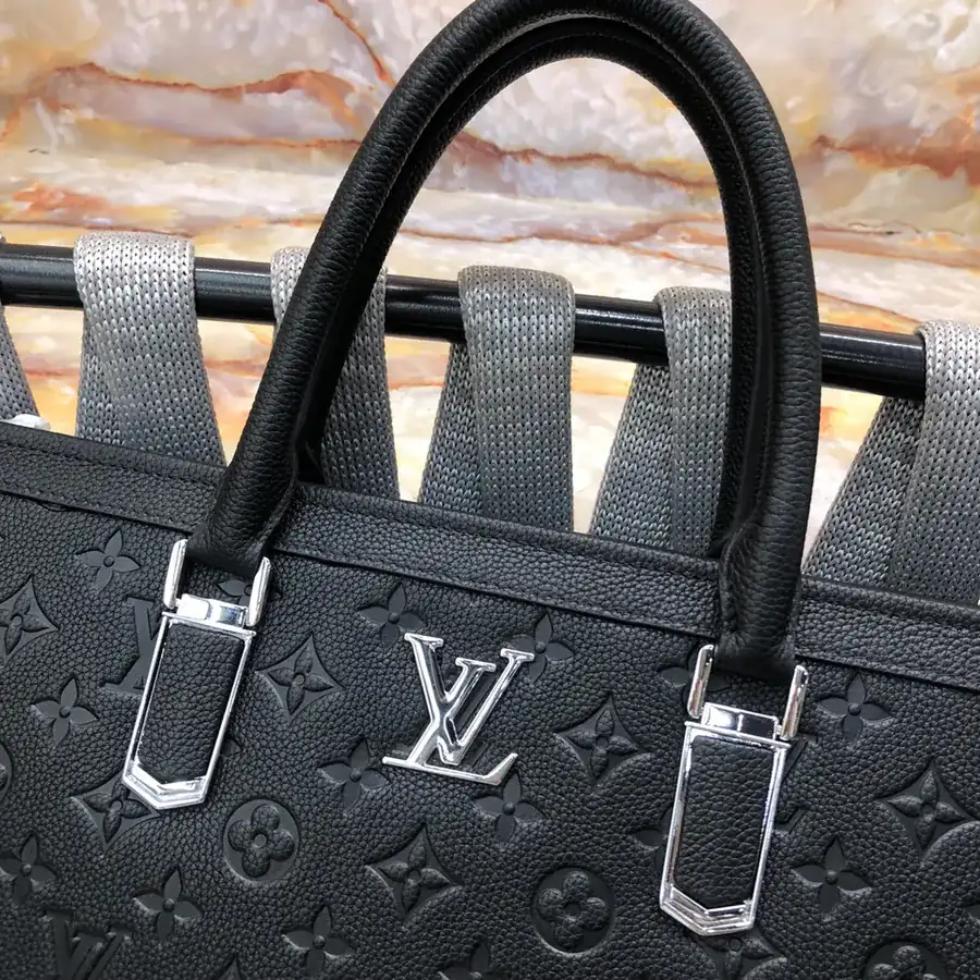 LV Premium Handmade Handbag Black