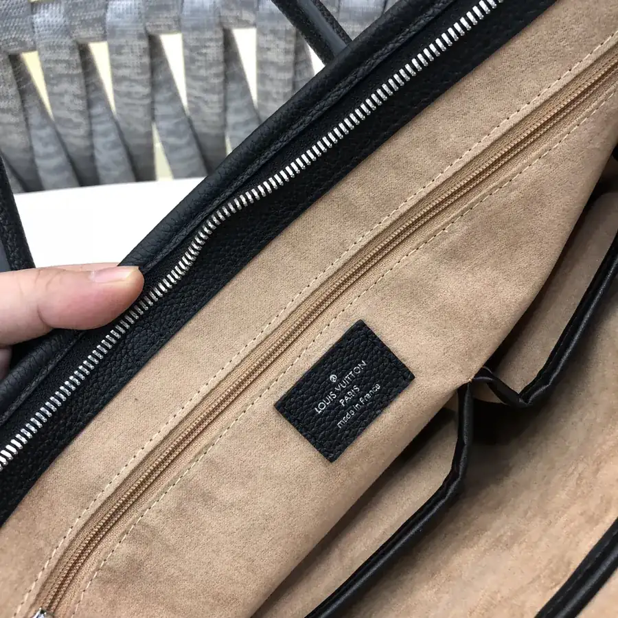 LV Premium Handmade Handbag Black