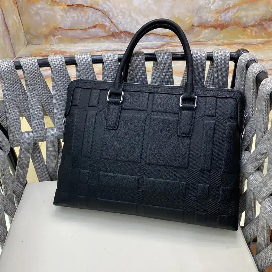 B House Men's Business Handbag Premium Italian Calfskin